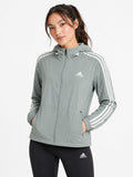 Adidas Women's Lightweight Hooded Windbreaker Jacket