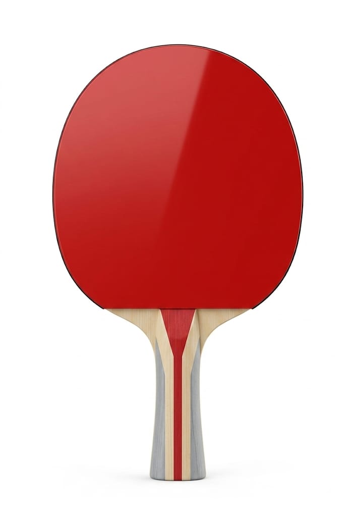STIGA Table Tennis Racket with Red Rubber Surface 4star