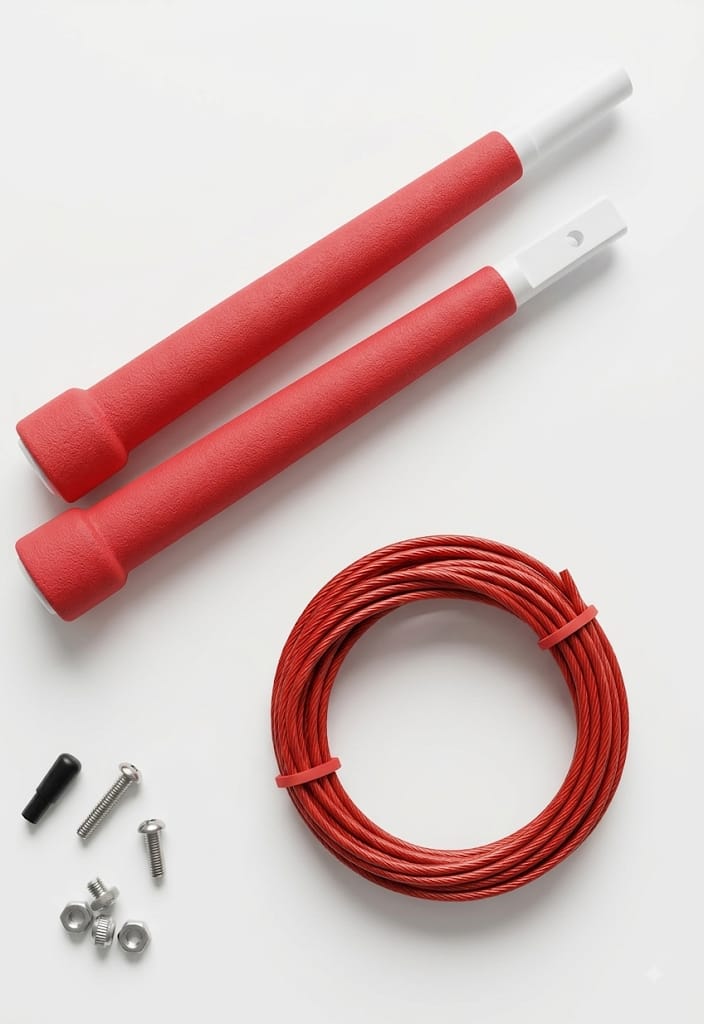 Jump Rope with Bottle-Style Storage Case