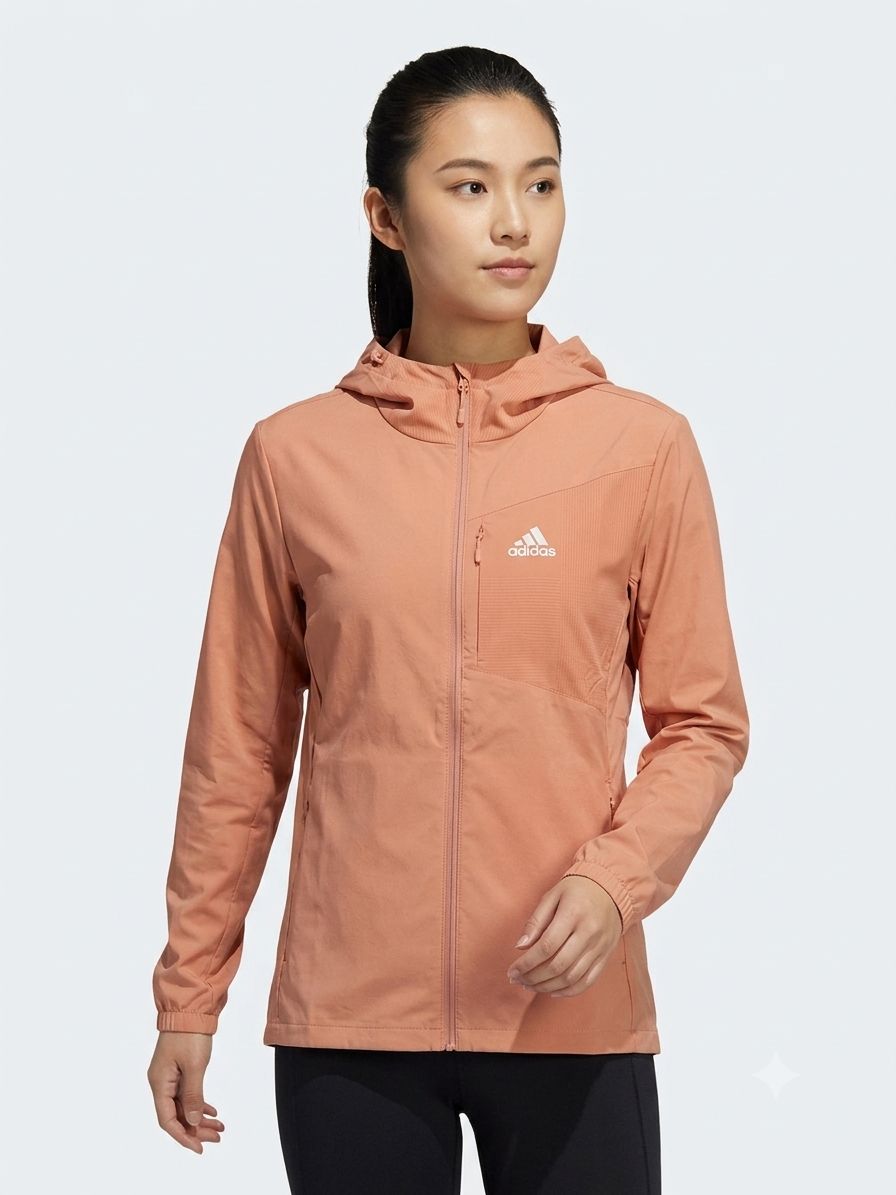Adidas Women's Lightweight Hooded Training Jacket